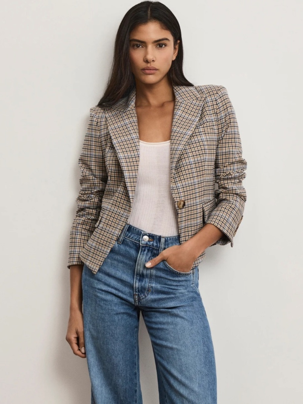 Verona beard Hosanna Plaid Dickey Jacket